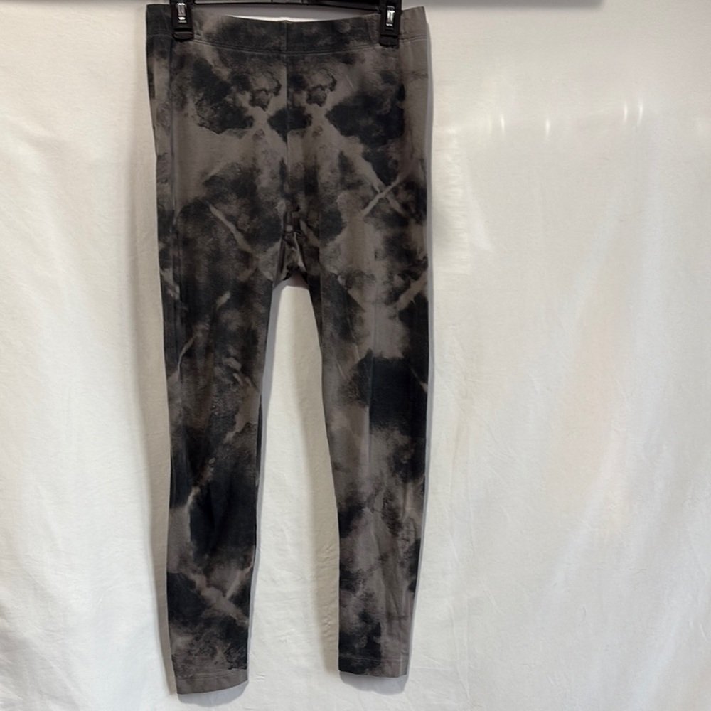Ll30 George Black And Gray High-Waisted Leggings
